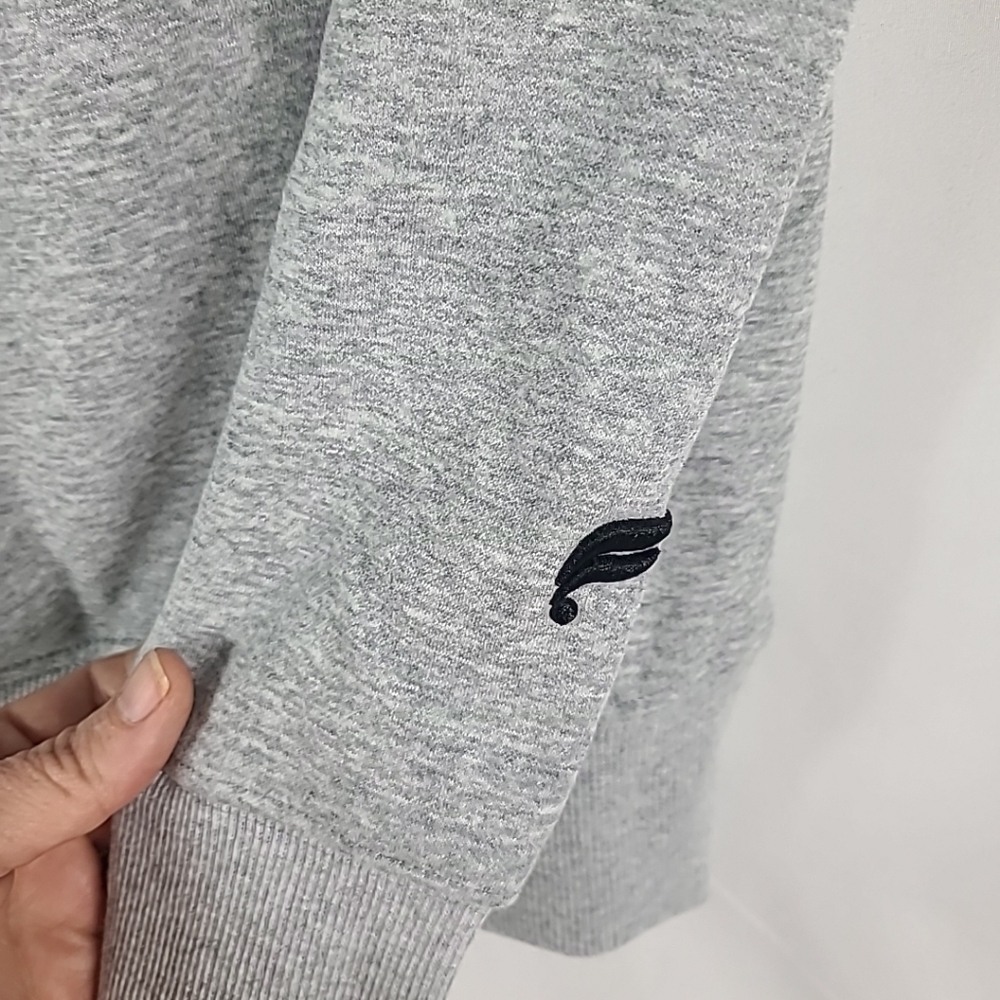 NEW Fabletics The Go-To Hoodie - Classic Grey Heather Sweatshirt Sz XS - Picture 5 of 7